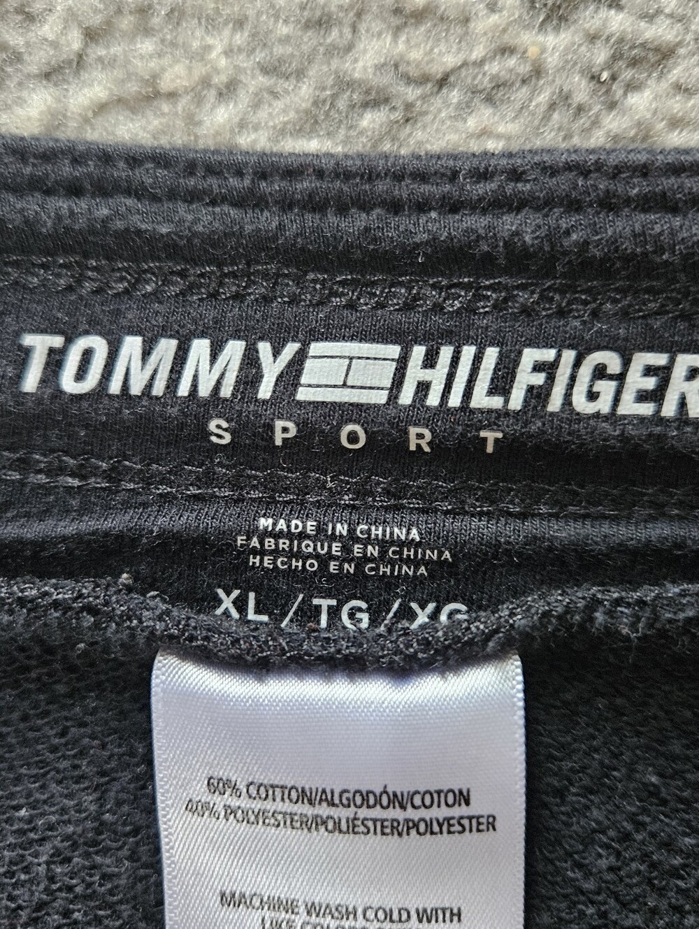 Tommy Hilfiger Sport Black Skirt With White Stripes, Size XL - Picture 2 of 3